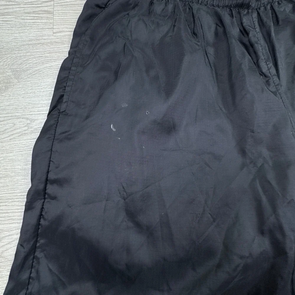 Columbia Mens‎ Nylon Packable Windbreaker Pants Black XL Elastic Waist Zip Cuffs